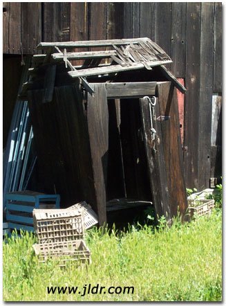 Mary Howard farm Outhouse in Camarillo, California