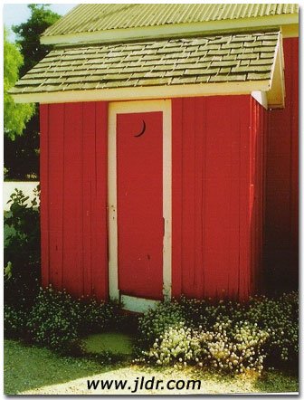George Washington Faulkner farm Outhouse