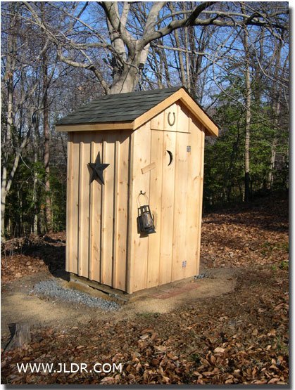 Amish Built Outhouse 