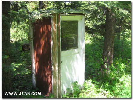 The Outhouse made of doors