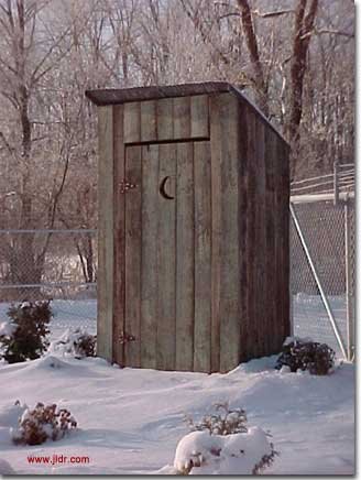 Bedford County Pennsylvania Wastewater Treatment Facility Outhouse