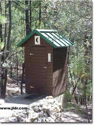 New Roof on the Arizona Mountain Outhouse