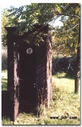 Notice the Unusual Vent in this Outhouse