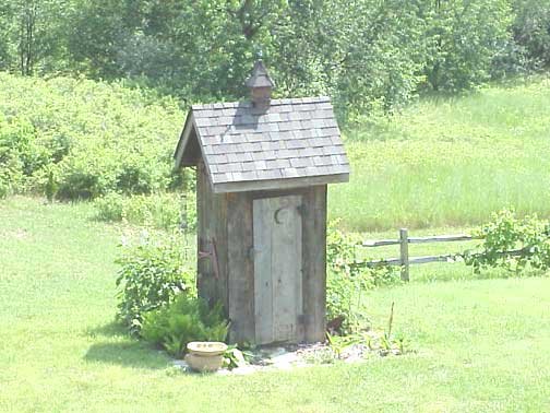 A Holly, Michigan Garden Outhouse