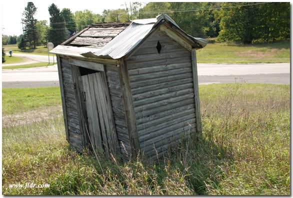 Old Michigan Outhouse