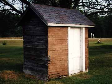 Corner View of the Outhouse