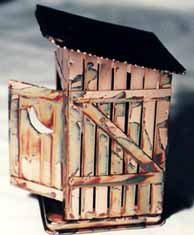 Side View of the Outhouse