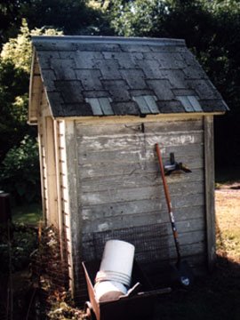 1999 Condition of the old Outhouse with Regular Roof