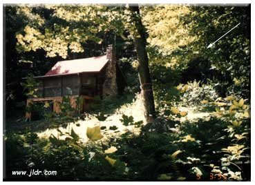 Another view of the hidden outhouse