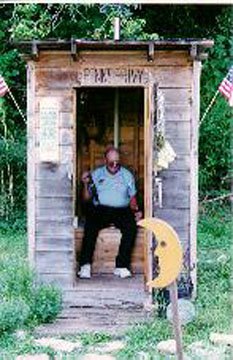 This Outhouse is located at Penn's Store in Gravel Switch, KY