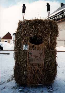 Grass Hut Outhouse
