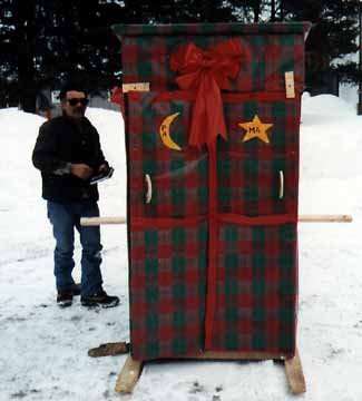 An Outhouse Wrapped up like a Gift