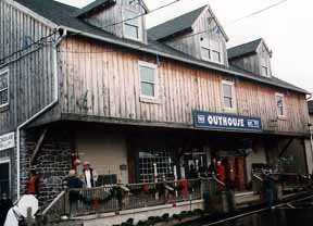 This is the front of the Outhouse Store