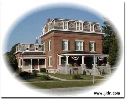 The Phelps New York Howe House; Home of the 2-story Outhouse