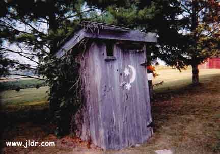 What a Classic Looking Outhouse!