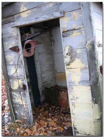 Looking inside the Outhouse