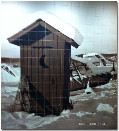 Fairbanks, Alaska Outhouse