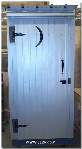 The Relief Station Metal Outhouse