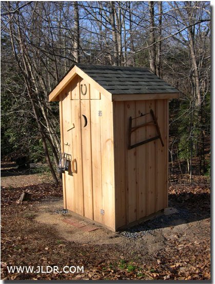 Amish Built Outhouse in St. Marys County Maryland