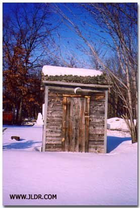 A Classic Outhouse in Northern Michigan