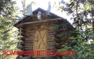 This Outhouse is somewhere in Alaska