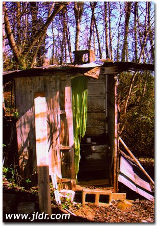 60 Year Old Outhouse in Seymour, Tennessee