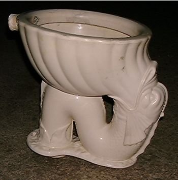 The Dolphin. Made in Britain, normally attributed to Edward Johns & Co., of Armitage, Staffordshire. However, it may have been produced by another firm in the North of England. Research is underway.
