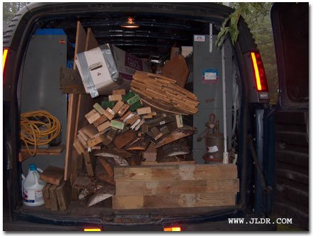 Materials used to build the Outhouse
