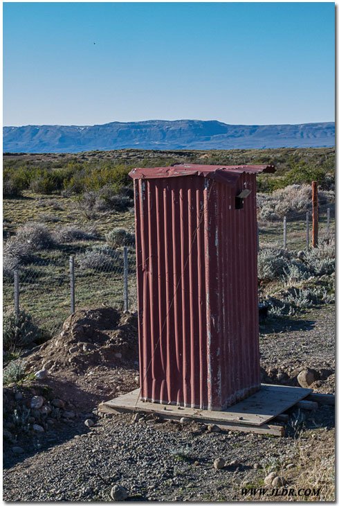  El Calafate, Argentina Outhouse; Not far from Antartica