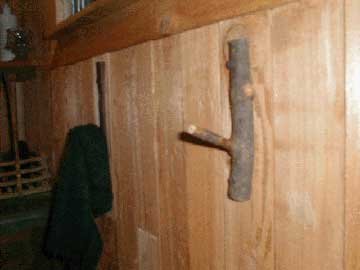 Hang your towels on an old branch...or...