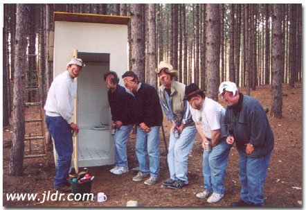 The finished Outhouse
