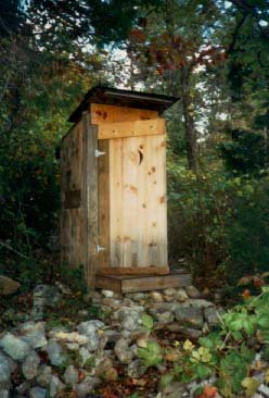 A Hunting Outhouse in Virginia's Shenandoah Valley