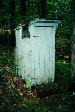 The Old Outhouse; God Rest Her Soul!