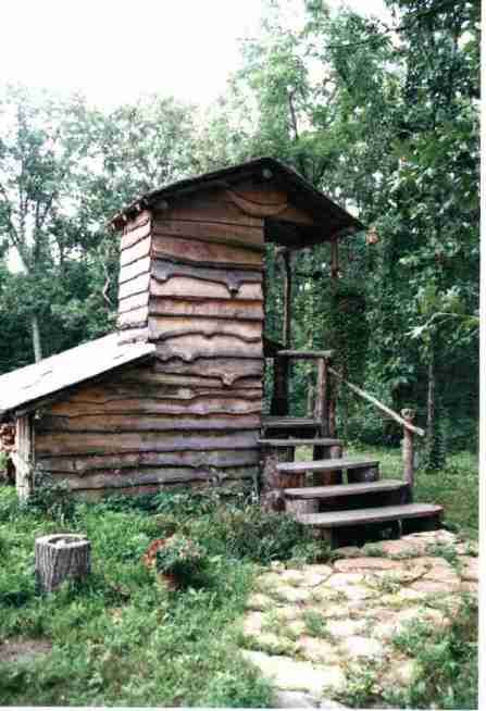 Side View showing the climb to the Sky Crapper