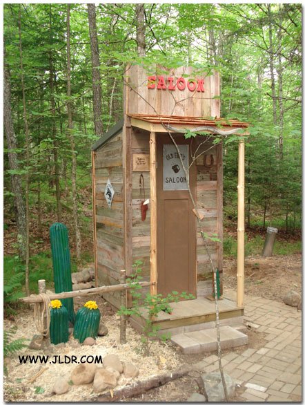 Saloon Outhouse in Wisconsin