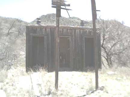 An Outhouse just outside the Ruby, AZ School